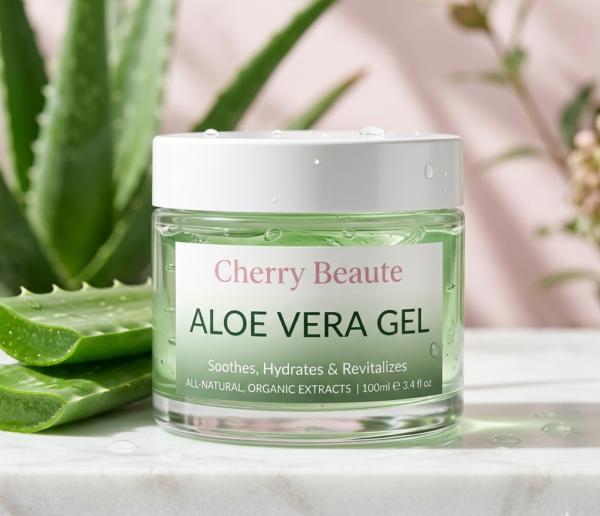 Cherry Beaute Aloe Vera Gel – Hydrating & Soothing Skin & Hair Care (100ml)