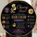 Cherry Beaute Natural Black Hair Color Powder | Herbal Hair Dye | 100% Natural | 100g