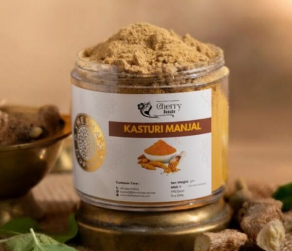 Cherry Beaute Kasturi Manjal Powder | Pure Wild Turmeric | 200gm