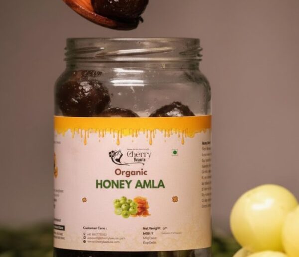Cherry Beaute Organic Honey Amla | Sweet & Healthy Gooseberry Delight | 750gm