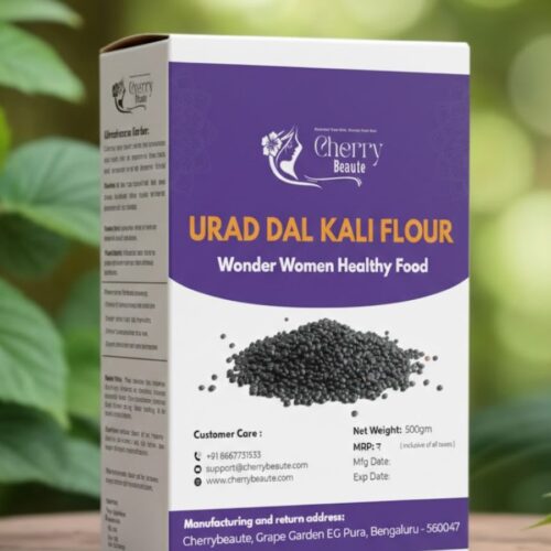 Cherry Beaute Urad Dal Kali Flour | Traditional Black Gram Health Mix | 500gm
