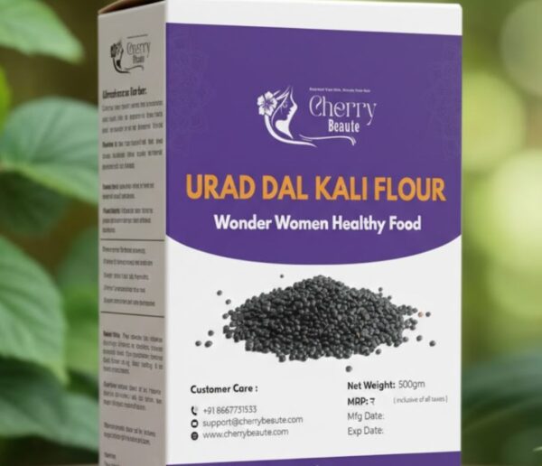 Cherry Beaute Urad Dal Kali Flour | Traditional Black Gram Health Mix | 500gm