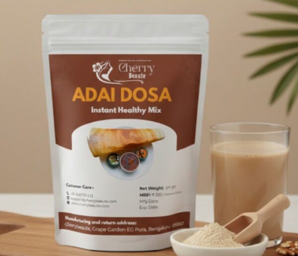 Cherry Beaute Adai Dosa Instant Healthy Mix | Ready-to-Cook Mix | 200gm