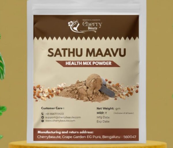 Cherry Beaute Sathu Maavu Health Mix Powder | Natural Nutritious Health Drink Mix