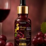 Cherry Beaute Red Wine Serum with Resveratrol, Hyaluronic Acid & Niacinamide | Deep Hydration & Skin Brightening | 30ml