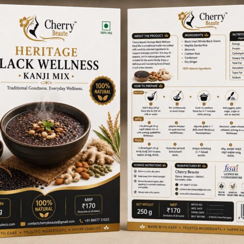 Cherry Beaute Heritage Black Wellness Kanji Mix – 250g