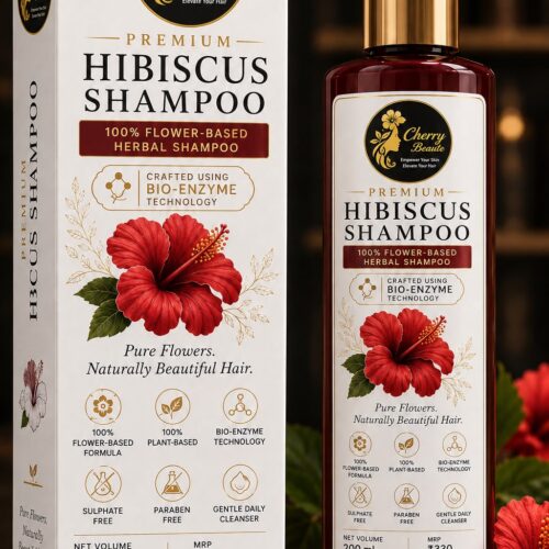 Cherry Beaute Premium Hibiscus Shampoo – 200ml